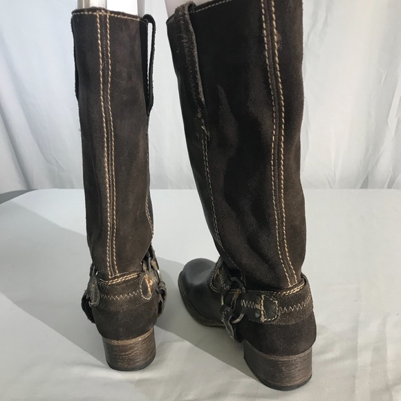 Bed Stu Brown Harness Boot Crafted in Mexico Sz 7 - Picture 4 of 14